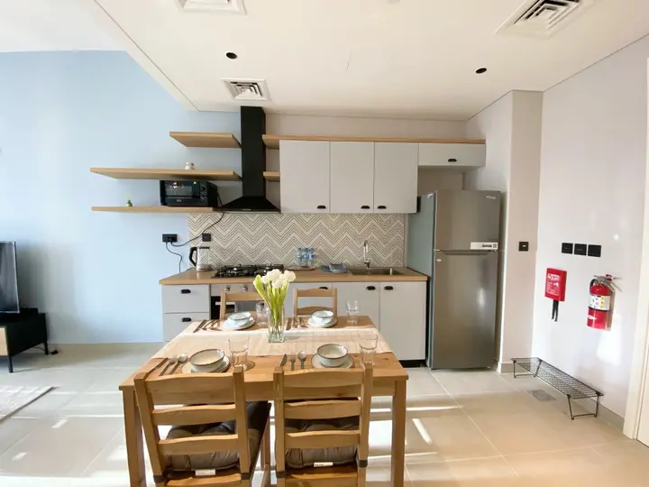 Дубай: Апартаменты Marco Polo - Stylish Apt with Skyline views, Great Amenities