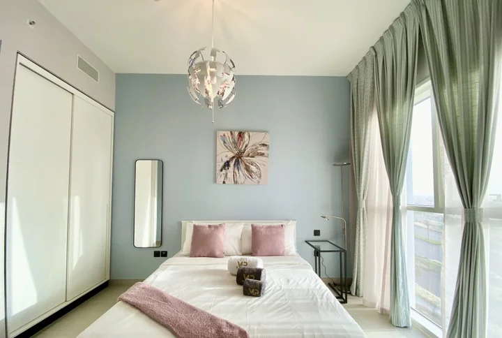 Дубай: Апартаменты Marco Polo - Stylish Apt with Skyline views, Great Amenities