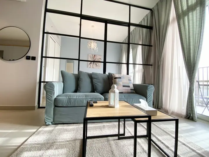 Дубай: Апартаменты Marco Polo - Stylish Apt with Skyline views, Great Amenities