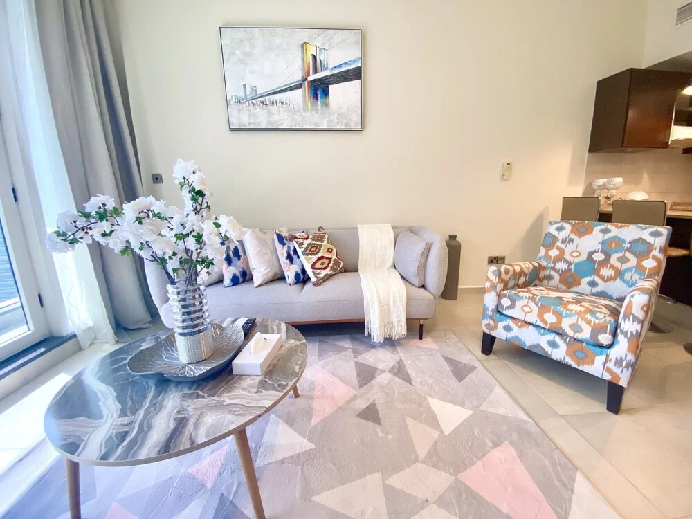 Дубай: Marco Polo - Striking Lake Views at JLT | 1 BR | 2 Balconies