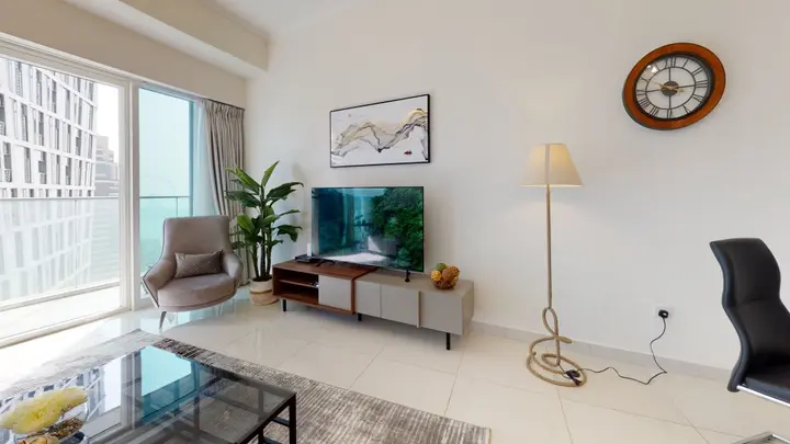 Дубай: Апартаменты SuperHost - Stylish Apartment With Full Marina Views