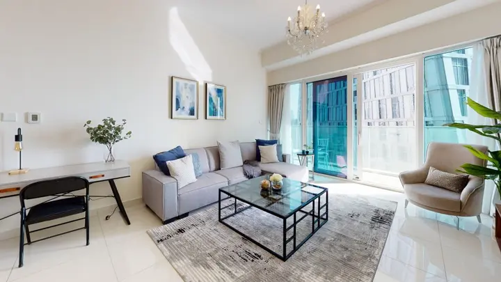 Дубай: Апартаменты SuperHost - Stylish Apartment With Full Marina Views