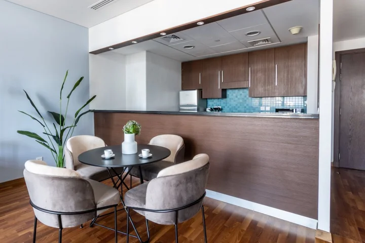Дубай: Апартаменты Silkhaus Spacious High Floor 1bdr In Difc With Stunning Balcony