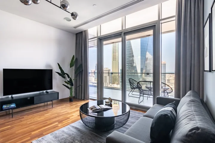 Дубай: Апартаменты Silkhaus Spacious High Floor 1bdr In Difc With Stunning Balcony
