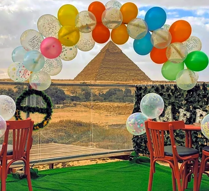 Гиза: The view pyramids hostel