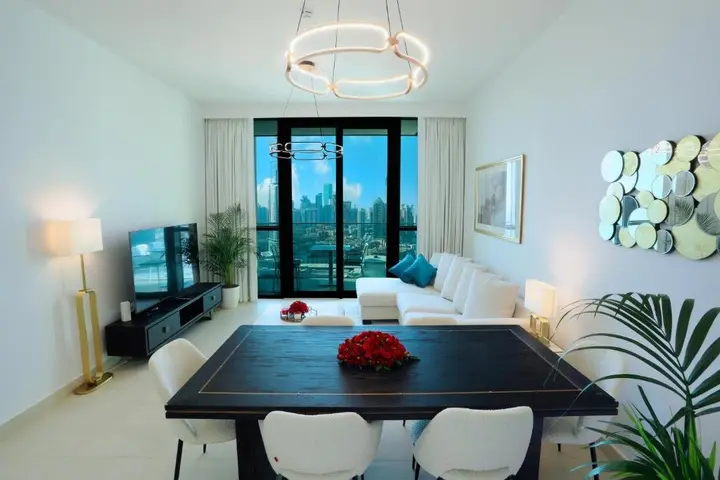 Дубай: Spacious 2BR wide open views to Burj Khalifa & Fountain