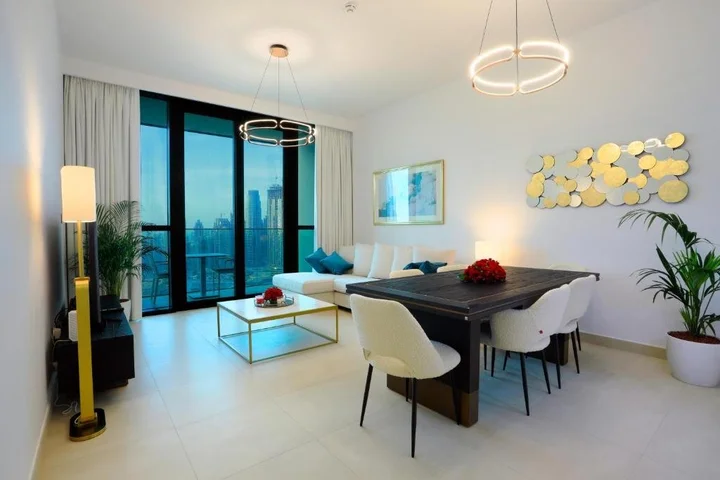 Дубай: Spacious 2BR wide open views to Burj Khalifa & Fountain