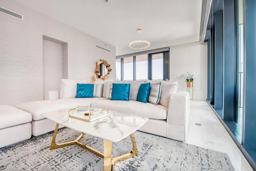 Дубай: Sea View Style and Beach Vibes 1 BR