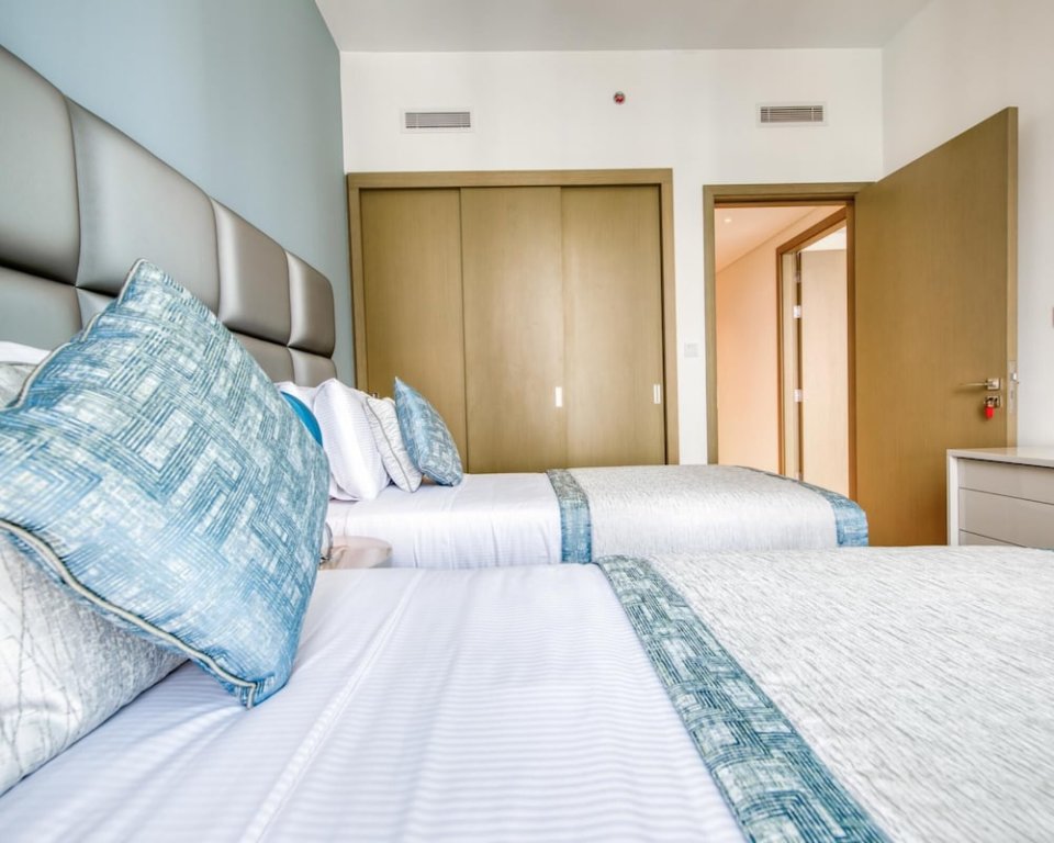 Дубай: Sea View Style and Beach Vibes 1 BR