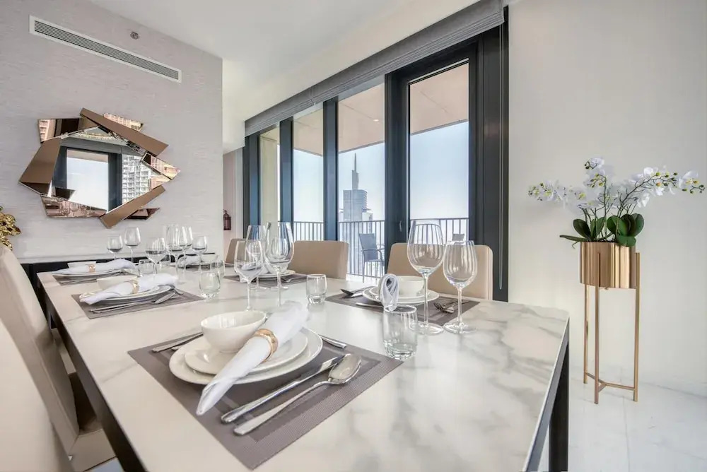 Дубай: Sea View Style and Beach Vibes 1 BR