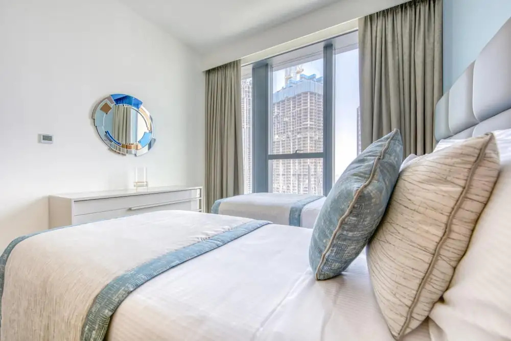 Дубай: Sea View Style and Beach Vibes 1 BR