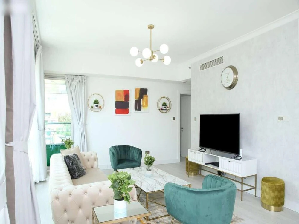 Дубай: Cozy 2BR With Balcony The Greens