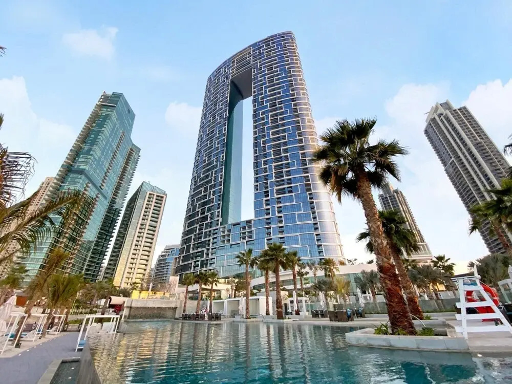 Дубай: Rare Full sea View Address Residence