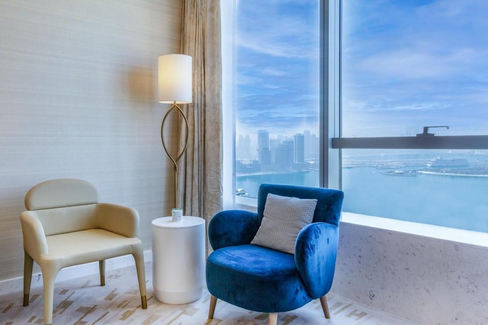 Дубай: Fancy Studio at the Palm With The Atlantis View