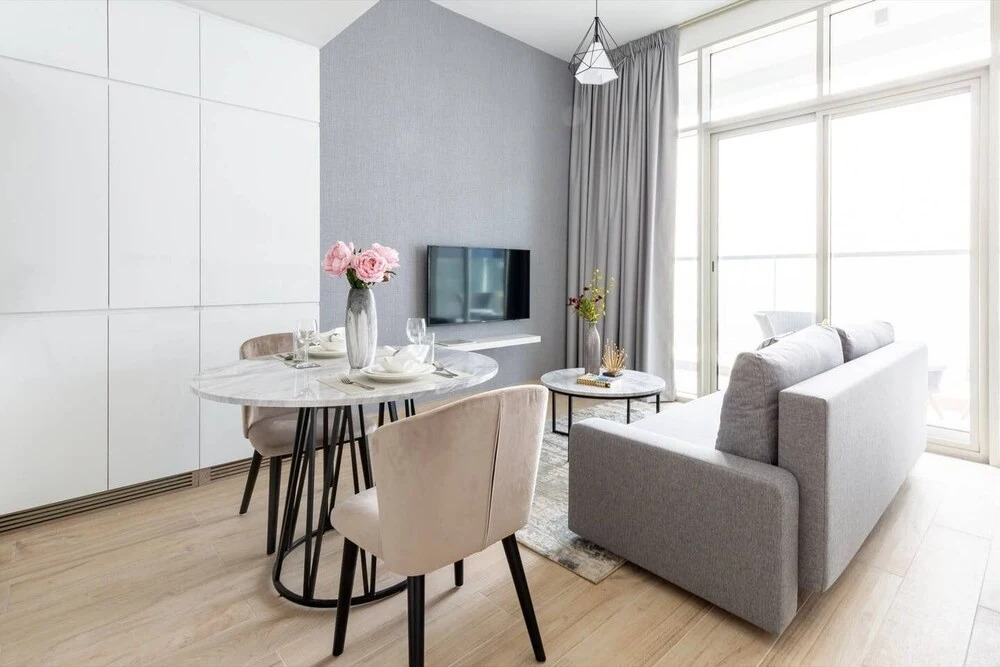 Дубай: Refined Studio Apartment in Dubai Marina