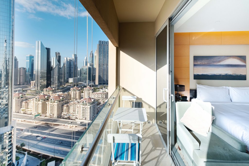 Дубай: Studio with a view at The Address Dubai Mall