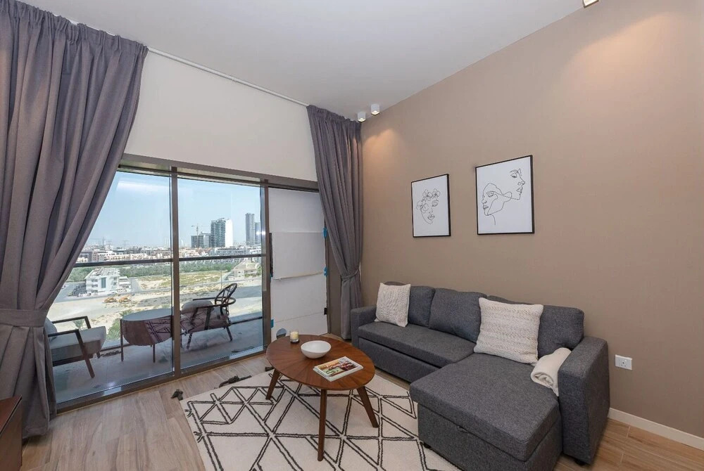 Дубай: Gorgeous Studio With Balcony Park View