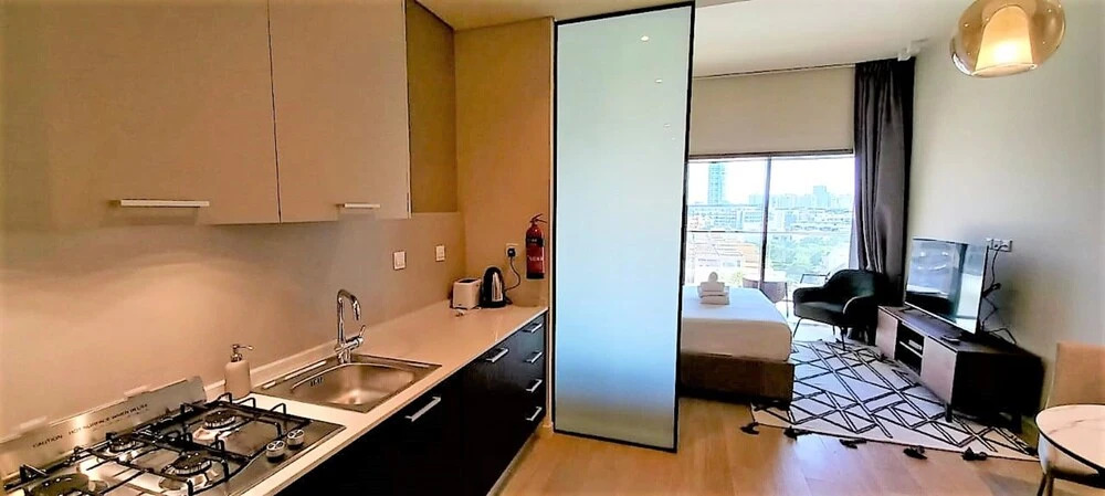 Дубай: Gorgeous Studio With Balcony Park View