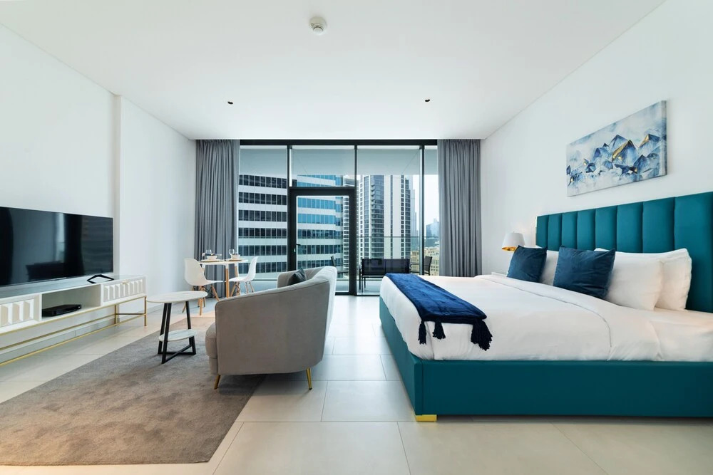 Дубай: Maison Privee - Classy Urban Retreat w/ Amazing Dubai Canal Views