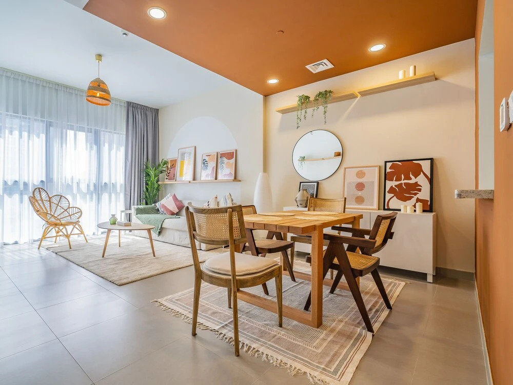 Дубай: Monty - Bohemian Treasure 1BR, 5-min to Dubai Mall
