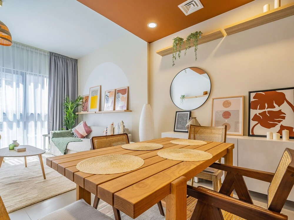 Дубай: Monty - Bohemian Treasure 1BR, 5-min to Dubai Mall