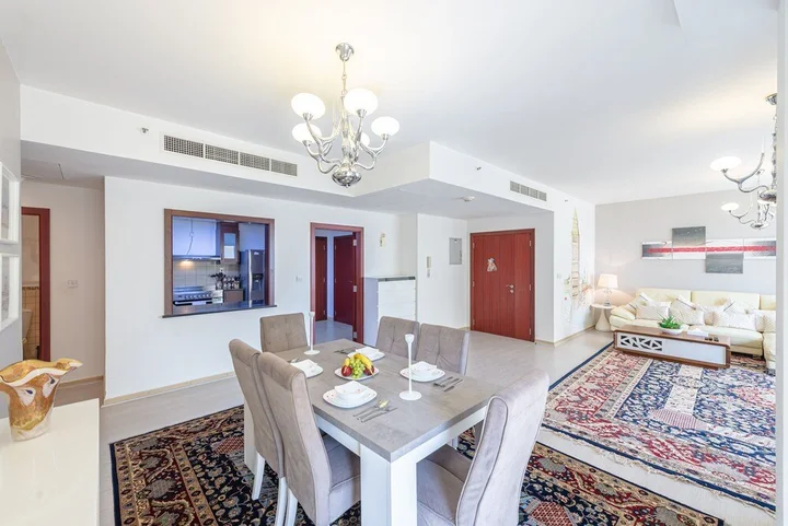 Дубай: Marco Polo - Charming 3BR in JBR with Marina Views