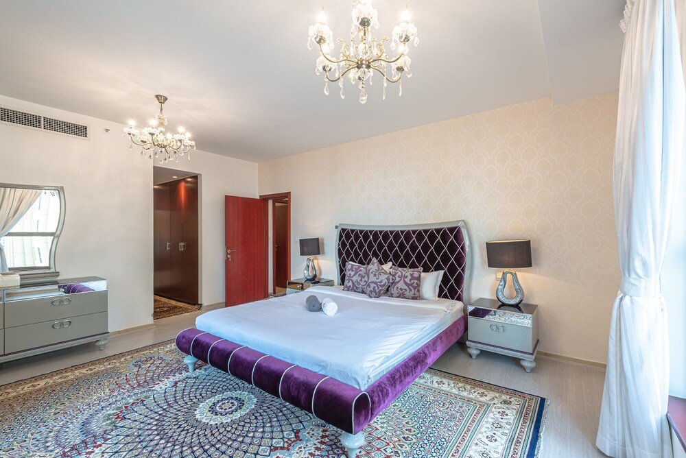 Дубай: Marco Polo - Charming 3BR in JBR with Marina Views