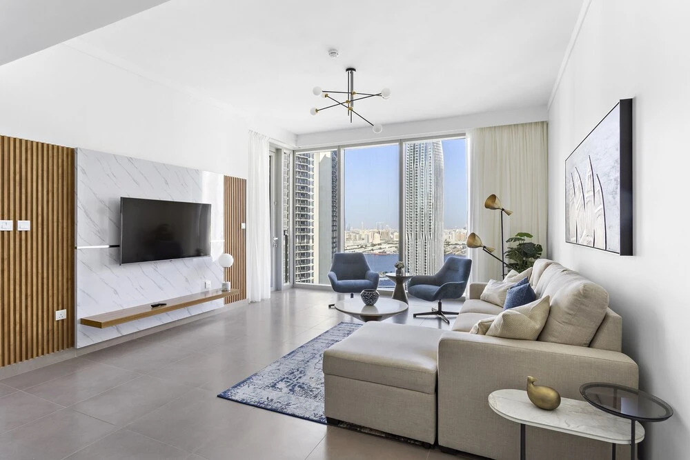 Дубай: WelHome - Luxe Apartment With Incredible View on Dubai Creek