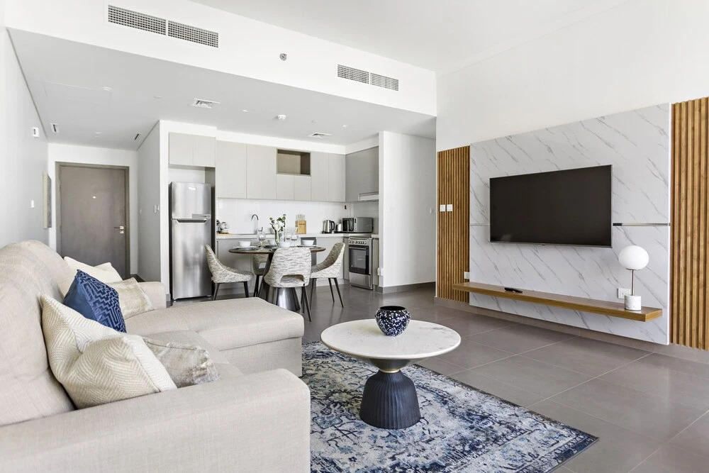 Дубай: WelHome - Luxe Apartment With Incredible View on Dubai Creek