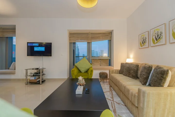 Дубай: Апартаменты Marco Polo - Full Burj Khalifa View, Close to The Dubai Mall