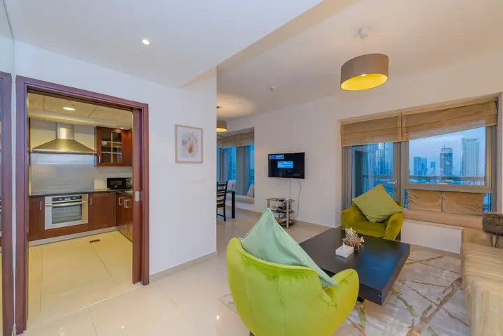 Дубай: Апартаменты Marco Polo - Full Burj Khalifa View, Close to The Dubai Mall