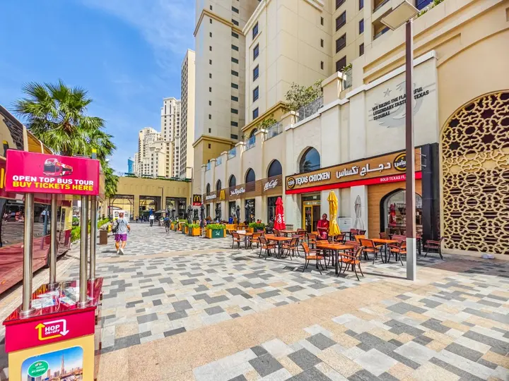 Дубай: Апартаменты Beautifully Furnished 1BR-Dubai Eye & Sea View-JBR