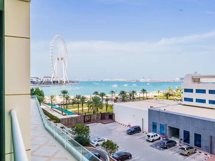 Дубай: Апартаменты Beautifully Furnished 1BR-Dubai Eye & Sea View-JBR