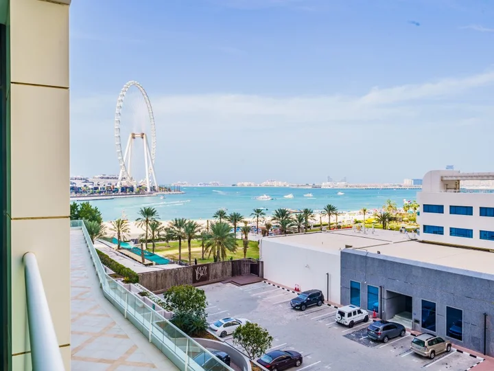 Дубай: Апартаменты Beautifully Furnished 1BR-Dubai Eye & Sea View-JBR