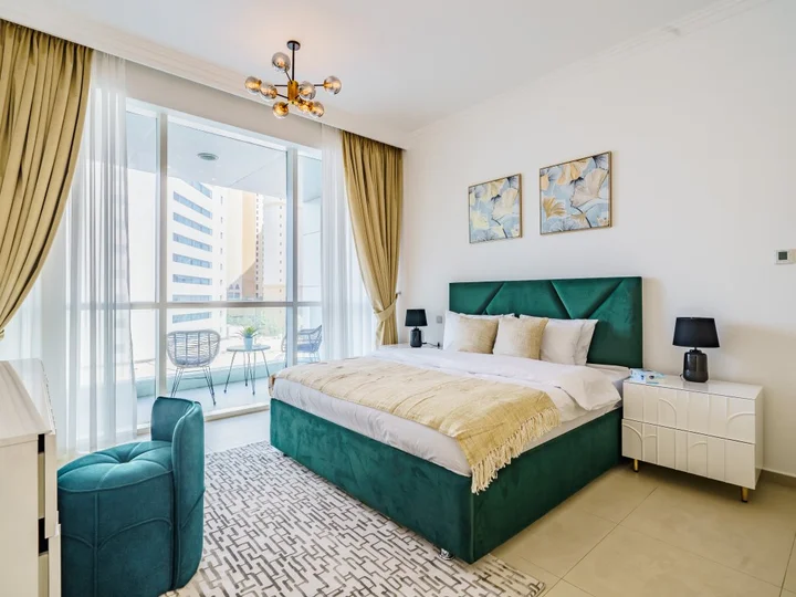 Дубай: Апартаменты Beautifully Furnished 1BR-Dubai Eye & Sea View-JBR