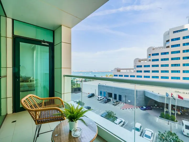 Дубай: Апартаменты Beautifully Furnished 1BR-Dubai Eye & Sea View-JBR