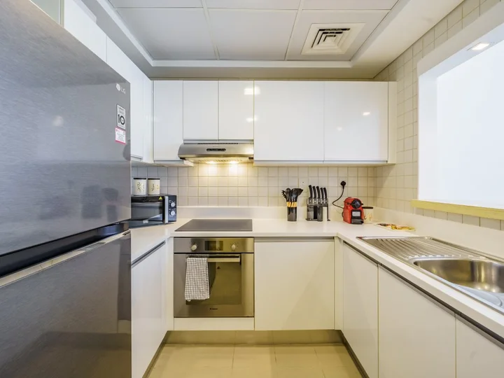 Дубай: Апартаменты Beautifully Furnished 1BR-Dubai Eye & Sea View-JBR