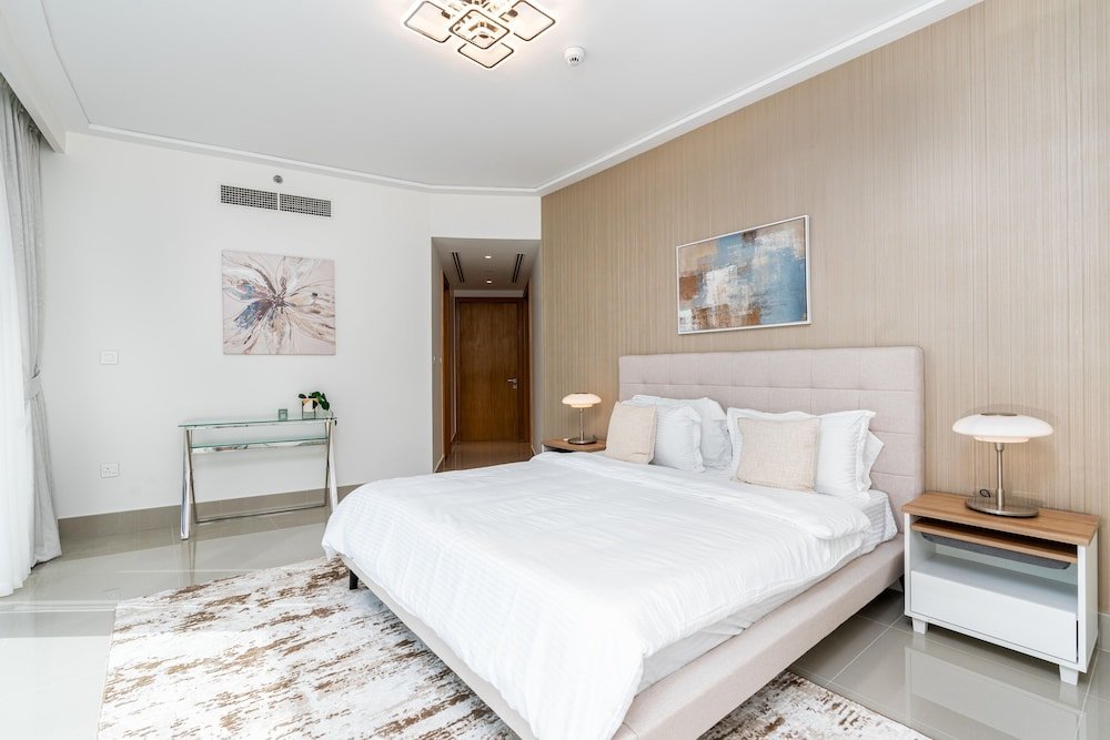 Дубай: Whitesage - Modern and Unique Apartment with Fountain Views