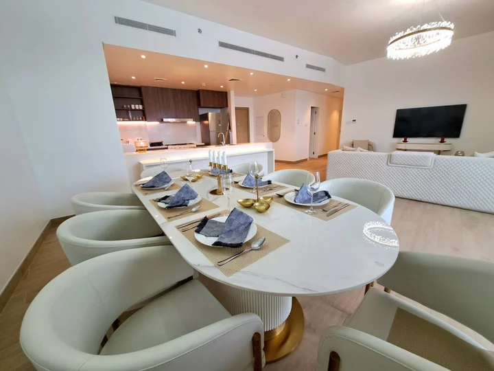 Дубай: Апартаменты PalmBay 4 BR La Mer Sea View