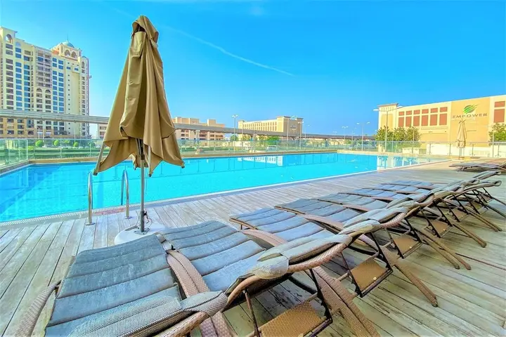 Дубай: Gorgeous Studio with breath-taking Palm Views