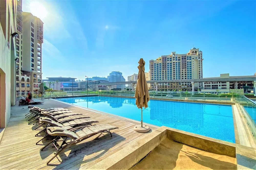 Дубай: Gorgeous Studio with breath-taking Palm Views