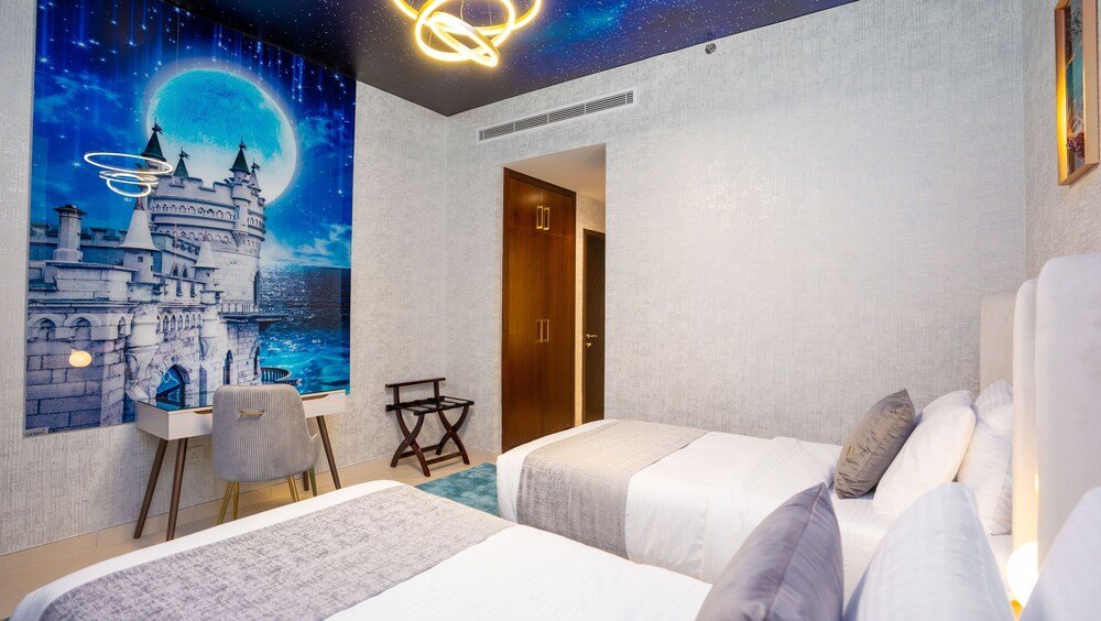 Дубай: GLOBALSTAY Unique new 3BR TH Private Pool