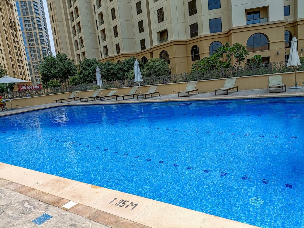 Дубай: Marco Polo - Full Sea & Dubai Eye View | 2 BR | Near JBR Beach