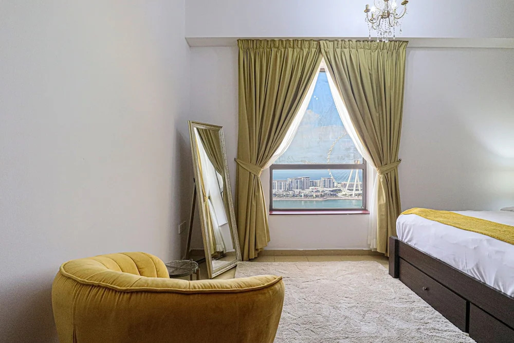 Дубай: Marco Polo - Full Sea & Dubai Eye View | 2 BR | Near JBR Beach