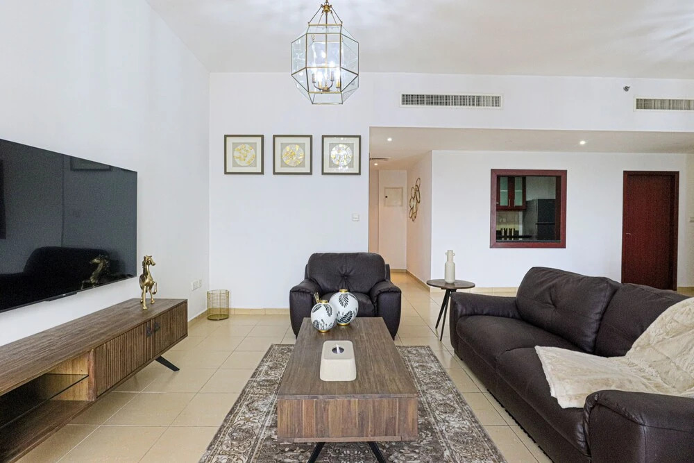 Дубай: Marco Polo - Full Sea & Dubai Eye View | 2 BR | Near JBR Beach