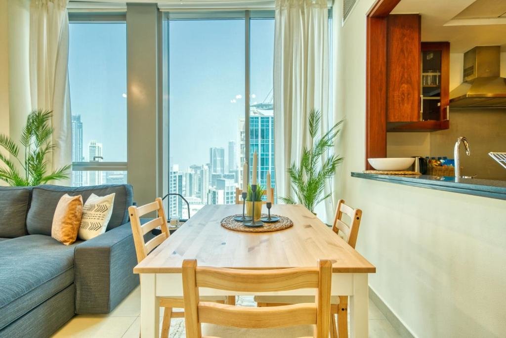 Дубай: Monty - Cozy Penthouse With Burj Khalifa and Fountain View