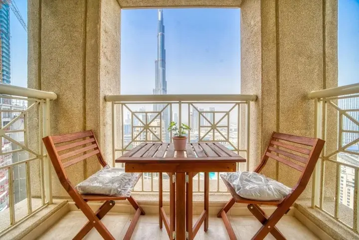 Дубай: Monty - Cozy Penthouse With Burj Khalifa and Fountain View