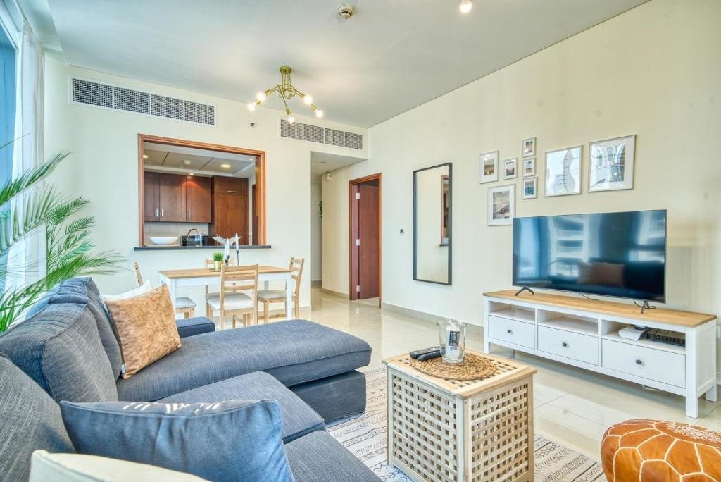 Дубай: Monty - Cozy Penthouse With Burj Khalifa and Fountain View