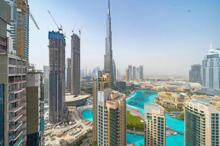Дубай: Monty - Cozy Penthouse With Burj Khalifa and Fountain View