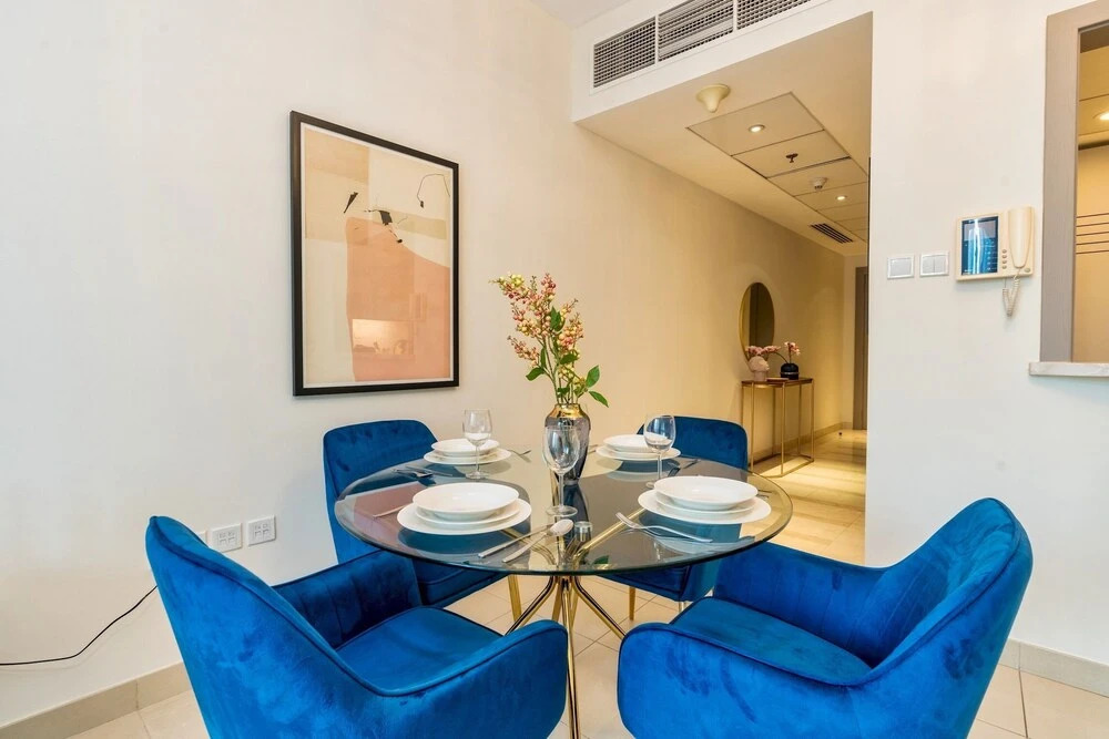 Дубай: Luxurious 1B With Opera & fountains views